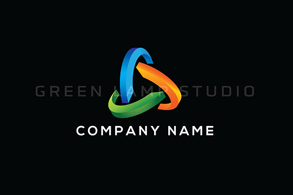 Abstract 3-Color Logo Template: Graphics & Logos for Real Local Brands