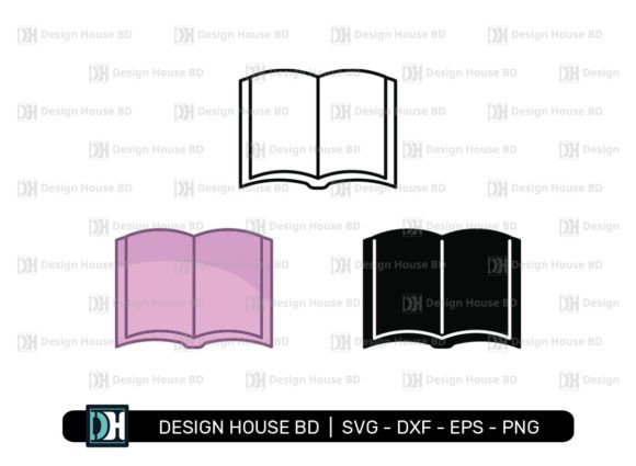 Books Icons SVG: Fill, Color & Outline