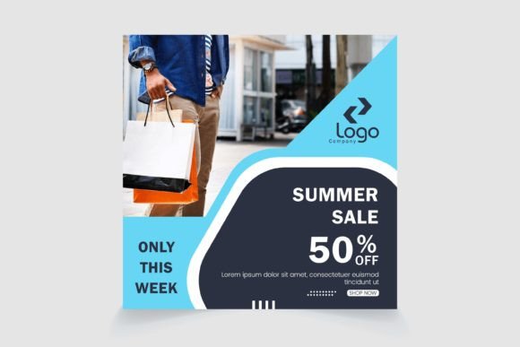 Brand Fashion Advertising and Sale Promo Graphics