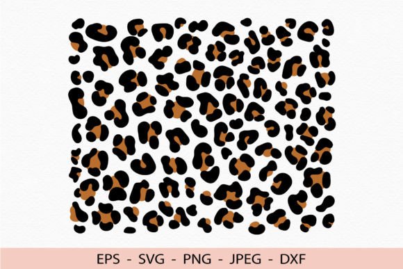Cheetah Print SVG: Two-Color Graphics for Crafts & Content