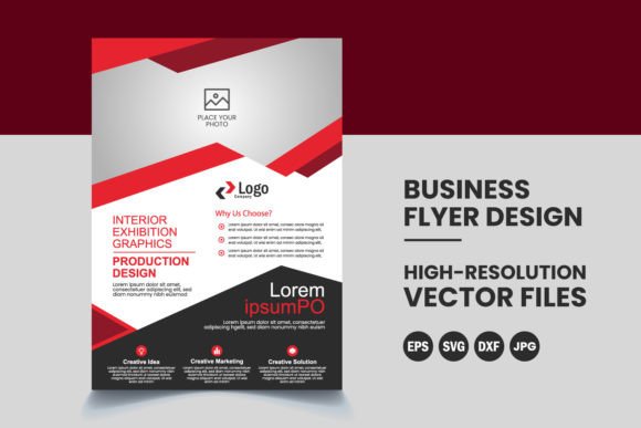 Corporate Business Flyer Graphics & Print Templates
