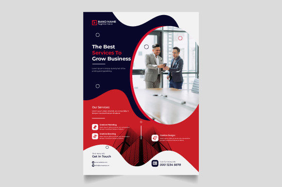 Corporate Flyer Brochure Poster Design: Graphics & Print Templates