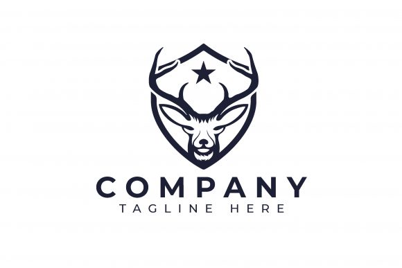 Deer Shield Logo Design: Graphics & Logos for Local Branding