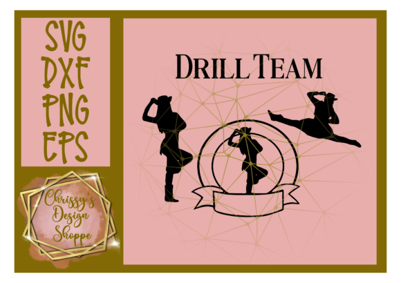 Drill Team Color Guard Kick Line Graphics