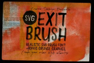 Exit Brush: A Script Amp Font for Authentic Local Branding