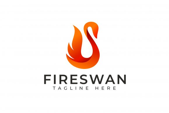Fire Swan Logo Design