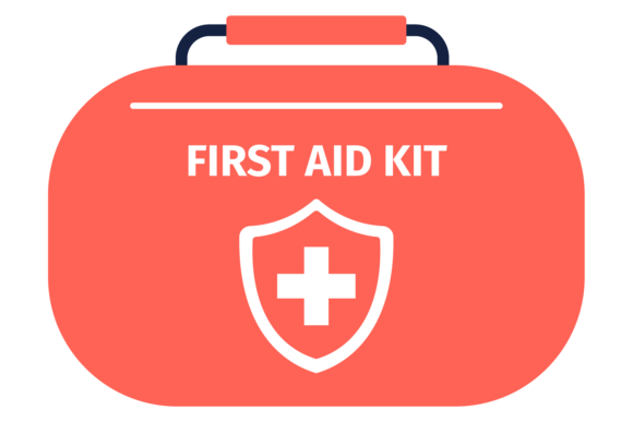 First Aid Kit Color Icon. Emergency Medi Graphics