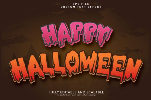 Halloween Night 3D Text Effect: Graphics & Layer Styles