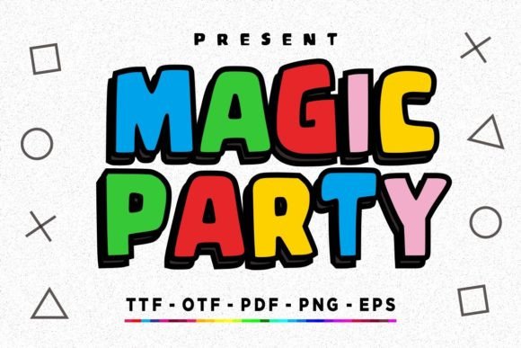 Magic Party: A Vibrant Display Fonts Choice