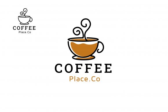 Monoline Coffee Logo Design: Graphics & Logos for Sellers