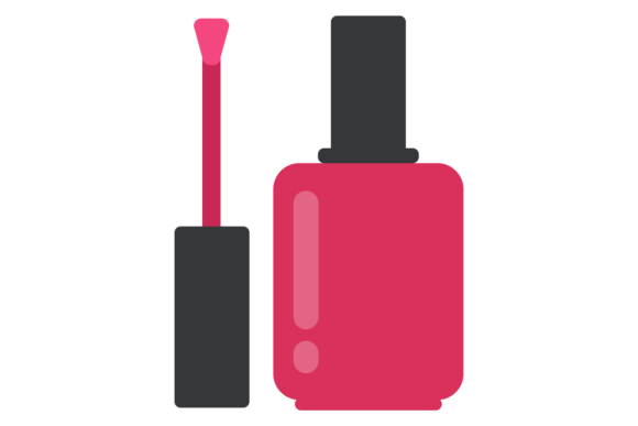 Nail Polish Brush Color Icon. Manicure S: Graphics & Illustrations