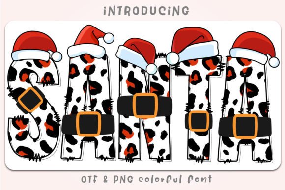 Santa Leona Fonts: A Decorative Holiday Font for Local Brands