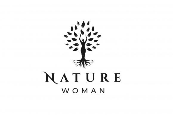 Tree with Body Women Logo Design