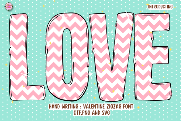 Valentine Zigzag: A Script Amp Font for Editorial Romance