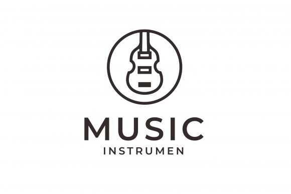 Violin Viola Fiddle Cello Bass Logo Graphics