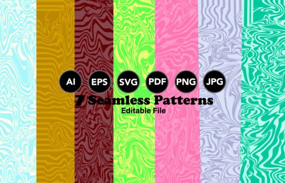 Water Color Pattern Texture Design: Graphics & Patterns